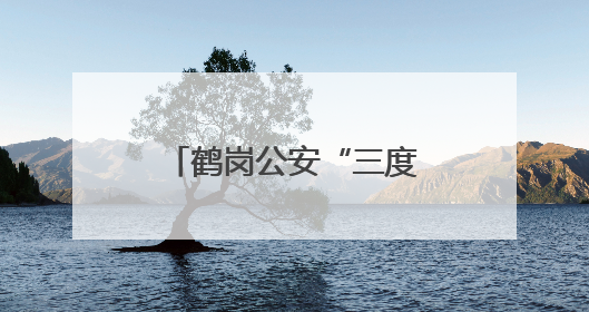 鹤岗公安“三度”模式 打造政务服务新标杆