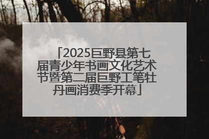 2025巨野县第七届青少年书画文化艺术节暨第二届巨野工笔牡丹画消费季开幕