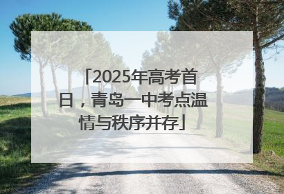 2025年高考首日，青岛一中考点温情与秩序并存
