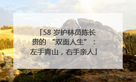 58 岁护林员陈长贵的 “双面人生”：左手青山，右手亲人
