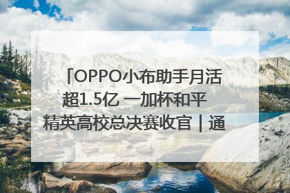 OPPO小布助手月活超1.5亿 一加杯和平精英高校总决赛收官｜通讯Plus·早报